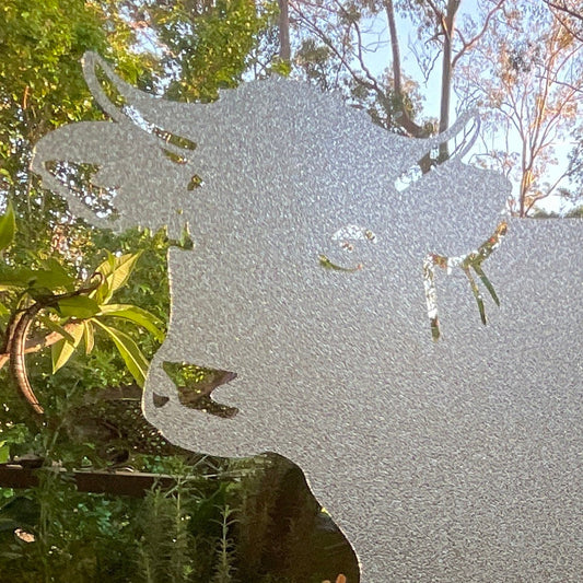 Cow – Frosted Window Cling (Farmyard Collection)