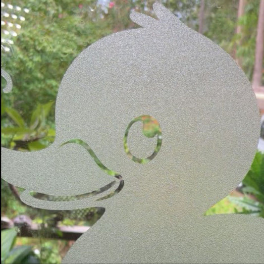 Duckling, Duck – Frosted Window Cling (Farmyard Collection)