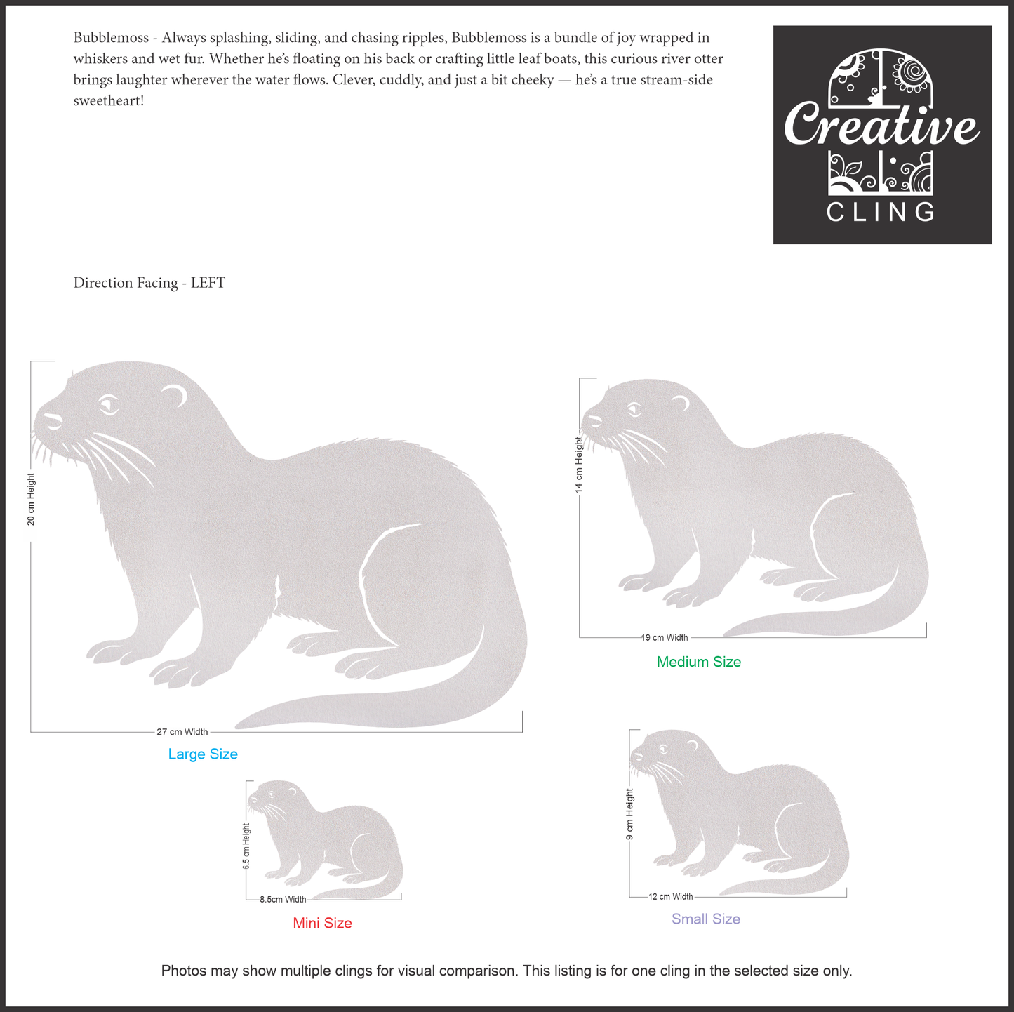 Wildlife Wonders – Australian Animals Collection - Bush Buddies – Gentle, Snuggly, and Sweet - Frosted Window Clings