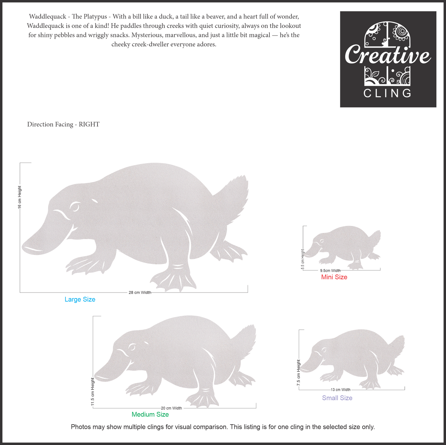 Wildlife Wonders – Australian Animals Collection - Bush Buddies – Gentle, Snuggly, and Sweet - Frosted Window Clings