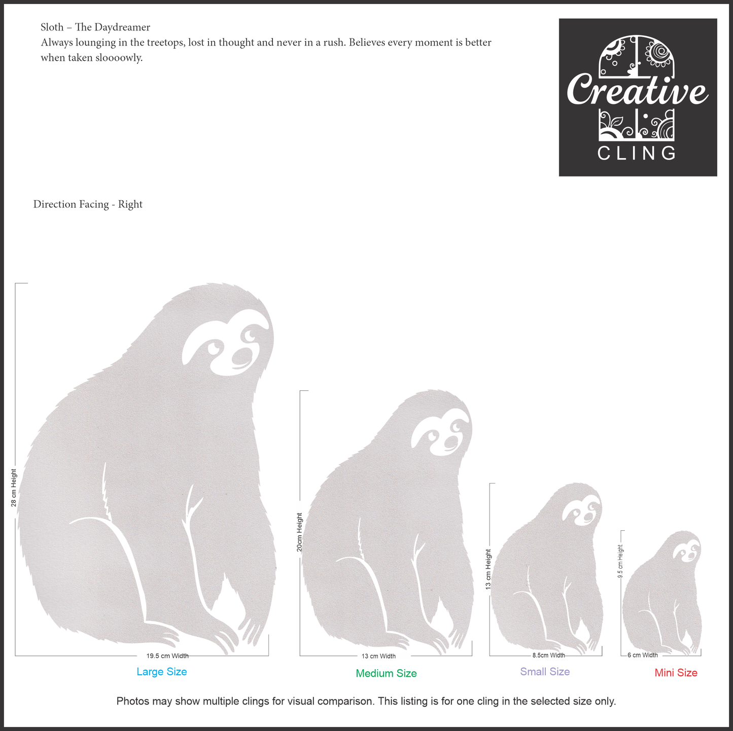 Wildlife Wonders - Rainforest Dwellers - Frosted Window Clings