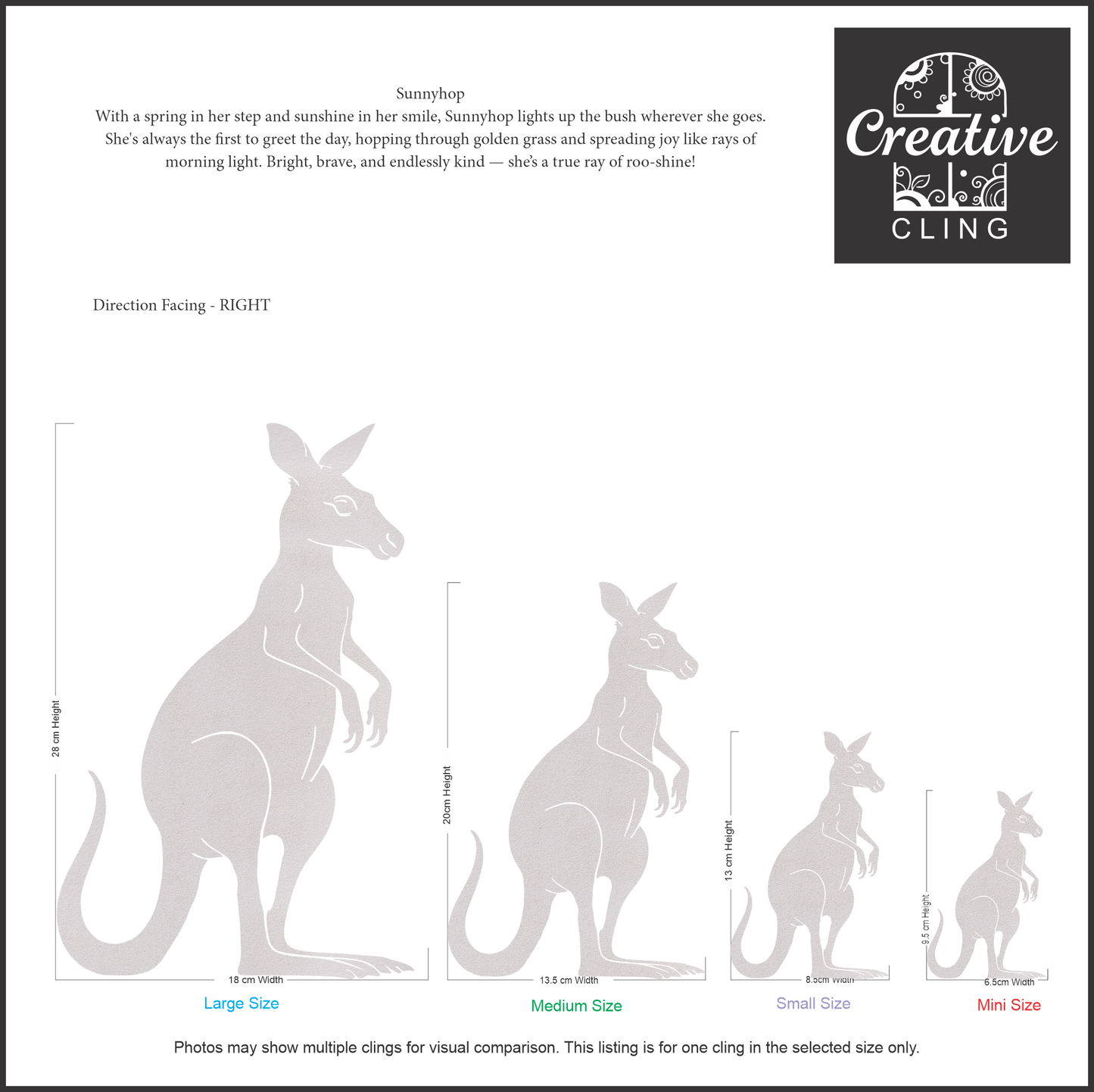 Wildlife Wonders – Australian Animals Collection - Bush Buddies – Gentle, Snuggly, and Sweet - Frosted Window Clings