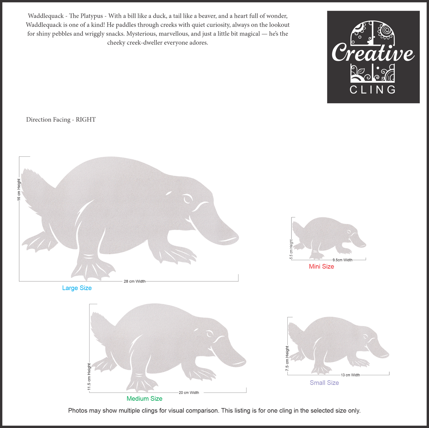Wildlife Wonders – Australian Animals Collection - Bush Buddies – Gentle, Snuggly, and Sweet - Frosted Window Clings
