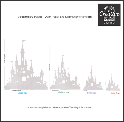 Magical and Mystical  - Enchanted Castles – Frosted Window Clings