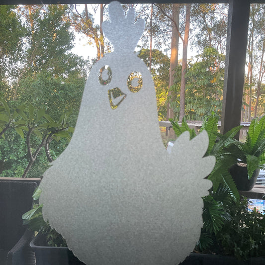 Chook – Frosted Window Cling (Farmyard Collection)